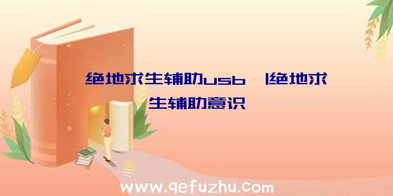 「绝地求生辅助usb」|绝地求生辅助意识